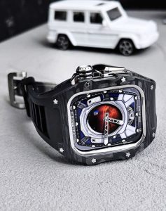 Vỏ đồng hồ Apple Watch - Carbon Fiber & Titanium