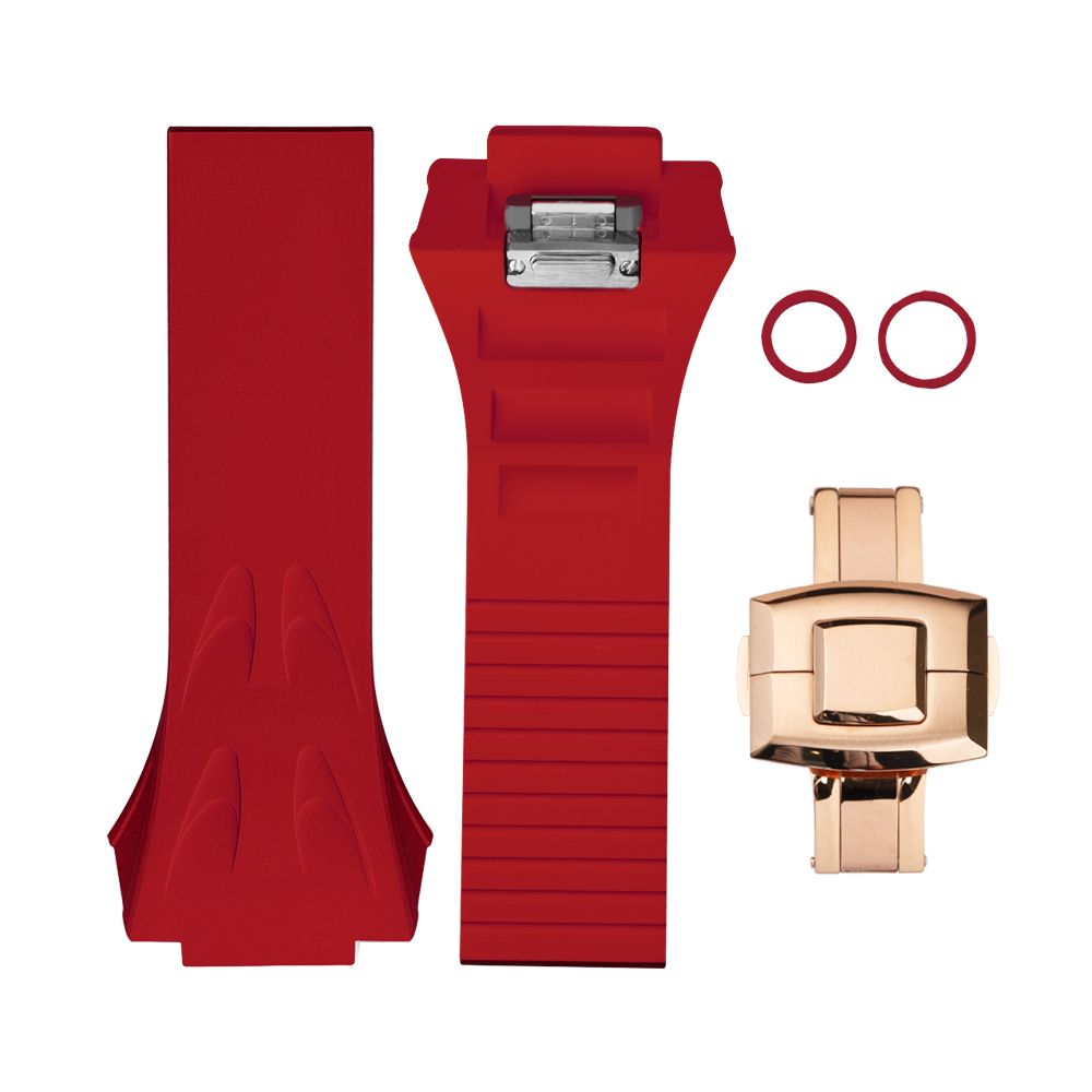 玫扣 红带 红带