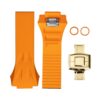 Dây đeo Apple Watch S11 46mm cao su Flo cao cấp 7 橙带