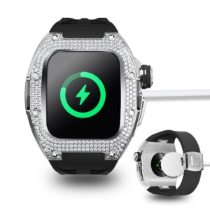 Vỏ đồng hồ Apple Watch S11 46mm khảm Kim Cương 11 Vỏ đồng hồ Apple Watch S11 46mm khảm Kim Cương