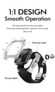 Vỏ đồng hồ Apple Watch S11 46mm khảm Kim Cương